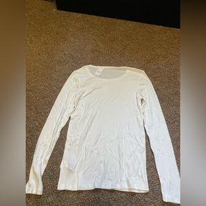 White long sleeve shirt
